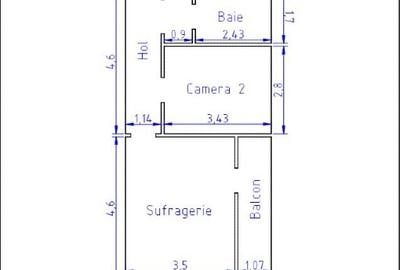 Apartament cu 2 camere semidecomandat în Gheorgheni - 2