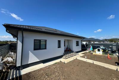 FARA COMISIOANE casa cu 4 camere 2 bai PARTER cu pod placa beton beci la cheie - 3