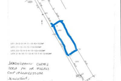 Teren de 1033 mp, în Ariceștii Rahtivani - 2