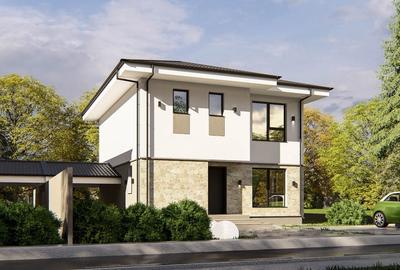 Casă cu 5 camere cu Teren 350 Mp în Domnești - 11