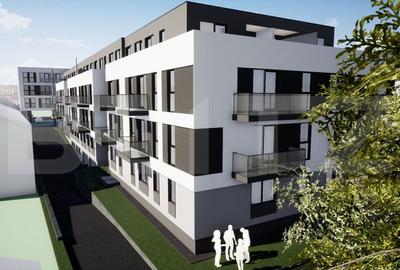 Apartament 3 camere, 2 bai, 67,85 mp, semifinisat, TVA inclus, zona Marasti - 2