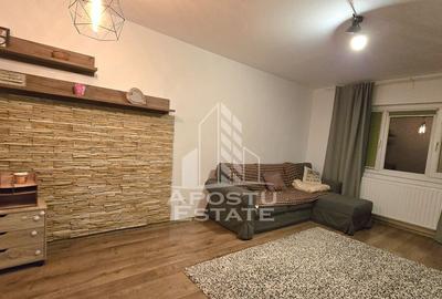 Apartament cu 3 camere decomandat, mobilat în Torontalului