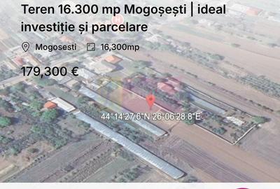 Teren agricol extravilan de 16300 mp, în Mogoșești - 1