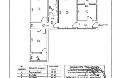 Apartament cu 3 camere decomandat în Călărași - 3