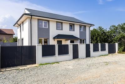 Casă cu 3 camere , P+1+pod, 2 băi – Balotești, comision 0%