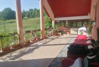 Casa cu arhitectura deosebita, iaz, panouri solare, 370mp, z - 5