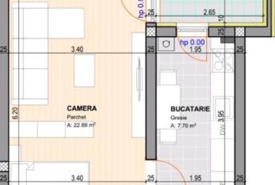 Ofer spre inchiriere garsoniera cu dressing separat