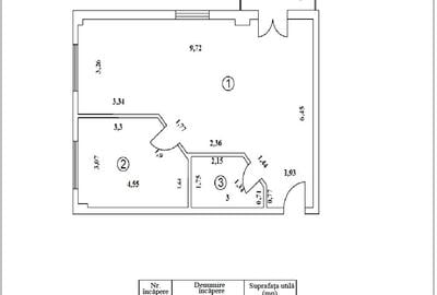Apartament semidecomandat în Pipera