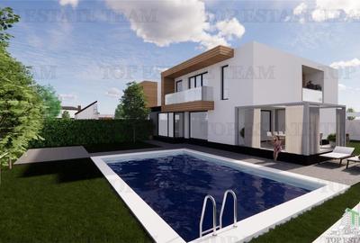 Casă individuală cu 4 camere cu Piscina în Tunari