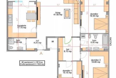 Apartament cu 4 camere decomandat în George Enescu - 2