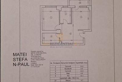 Apartament 2 camere, decomandat, bloc nou, 66 mp, mobilat complet - 14