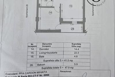 Apartament cu 2 camere semidecomandat, mobilat în Năvodari - 8