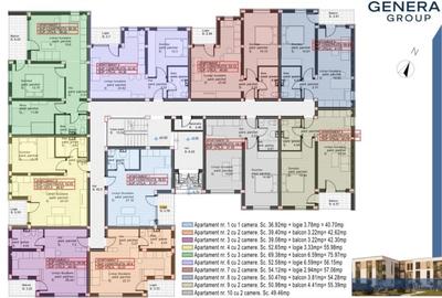Apartament cu 2 camere în Central - 1