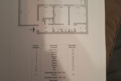 Apartament cu 3 camere decomandat în Nicolina - 2