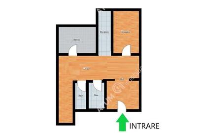 Apartament modern 2 camere balcon si parcare zona Lazaret Sibiu - 9