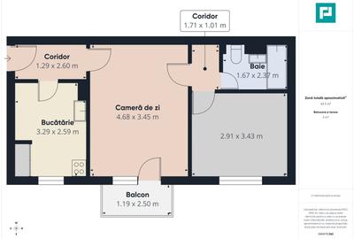 Apartament cu 2 camere, mobilat în Complex Studențesc - 20