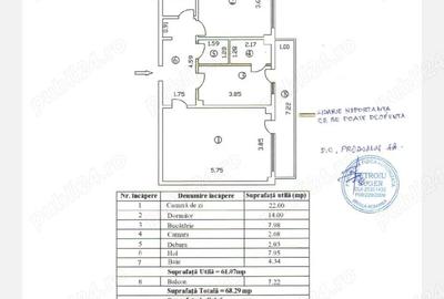 Apartament cu 2 camere decomandat în Școlilor - 1