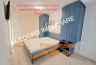 Apartament 2 camere decomandat ,etaj 2, Floresti