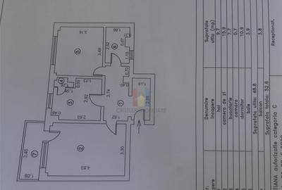 LIBER! AP 2 camere, Garii, Et 3, Confort 1 decomandat - 57 m LIBER! AP 2 camere, Garii, Et 3, Confort 1 decomandat - 57 m - 8