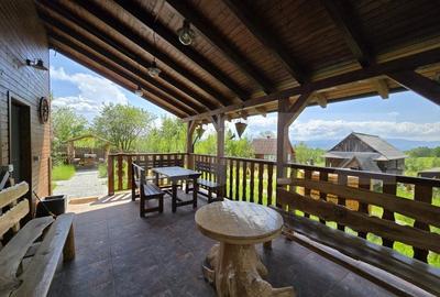 Cabana lemn cu 4 dormitoare, 120mp, teren intravilan de 1250mp - 5