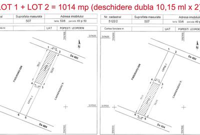 Teren Popesti Leordeni intravilan  1000mp intre strada Scolii si Miraslau - 4