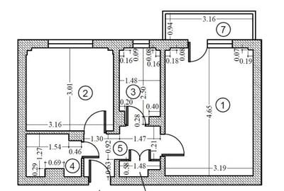 Apartament cu 2 camere decomandat în Lujerului - 8