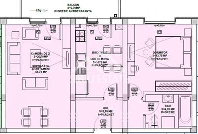 Oferta, Apartament 2 camere decomandat,gradina 40 mp,intabulat - 2