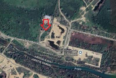 Teren 4 ha cu hale si posibilitate exploatare pietris langa Portul 1 Decembrie - 1