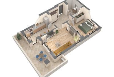 Apartament 2 camere, bloc nou, Podu Ros, intabulat - 8