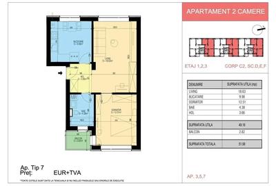 Apartament 2 camere decomandat, zona linistita !!! - 2