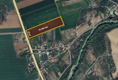 Teren 33,000 mp - Ciolpani cu deschidere directa la DN1