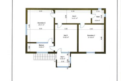 Casă cu 4 camere în Ceardac - 3