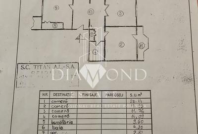 0% Comision! Apartament 4 camere 98mp Nerva Traian Panait Cerna etaj 7/8 - 7