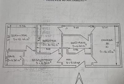 Ap 3 cam decomandat, mobilat Podu Ros,  Palas-Centru - 10