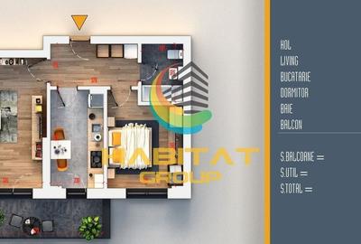 Titan 2 camere decomandat 62 mp ideal investitie - 2