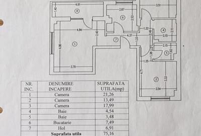 Apartament cu 3 camere decomandat, mobilat în Bucureștii Noi