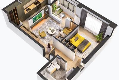 Apartament cu 2 camere decomandat în Galata - 5