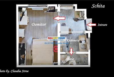 Garsonieră semidecomandată, mobilată în Unirii - 5