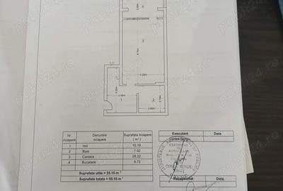 Garsonieră decomandată în Central