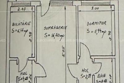 Apartament cu 2 camere semidecomandat în Abator