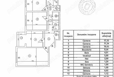 Apartament cu 3 camere decomandat în Rahova - 5