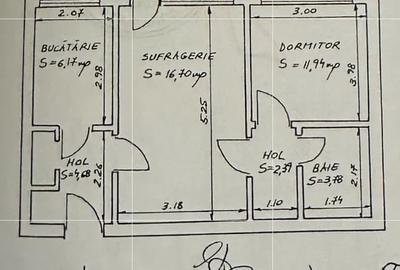 Apartament 2 camere semidecomandat-zona abator - 1