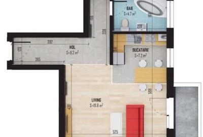 Apartament 2 camere, gata de mutat, str.Diamanrului, Bragadiru Apartament 2 camere, gata de mutat, str.Diamanrului, Bragadiru - 13