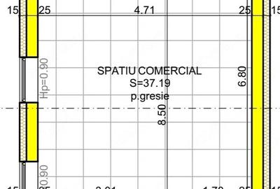 Spațiu comercial, de 35 mp, în Central - 1