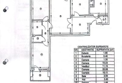 Apartament 4 camere, 96 mp utili, 2 băi, 2 balcoane - Zona Dristor  V5 Apartament 4 camere, 96 mp utili, 2 băi, 2 balcoane - Zona Dristor  V5 - 1