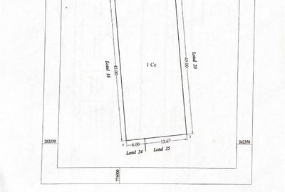 Teren de 885 mp, în Albești