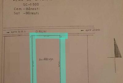 Teren de 882 mp, în Bănești - 4