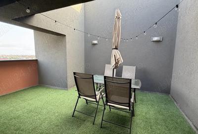 Apartament 2 camere, 2 bai, terasa privata, parcare subterana, mobilat complet, British School - 8