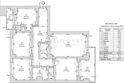 Apartament cu 4 camere decomandat, mobilat în Tei - 5