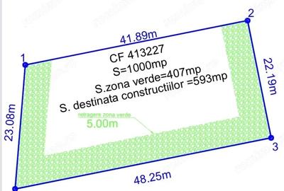 Teren de 1000 mp, în Șag